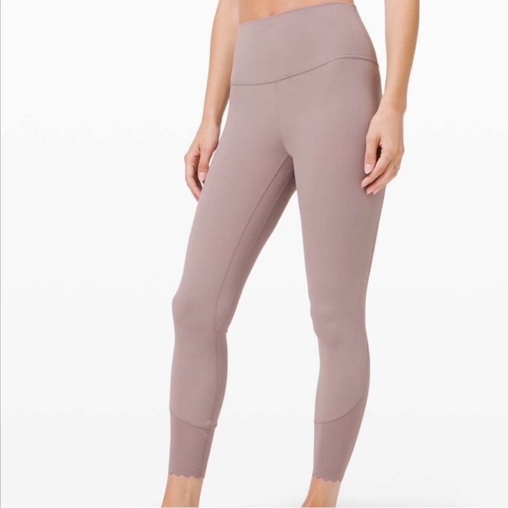 High-Waisted Mauve Leggings